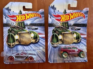 lot 274 image: 2019 Holiday Hot Wheels Hot Rods 46 and 16