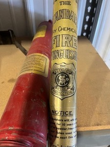 2 Old Fire Extinguishers