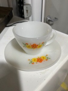 lot old dishes