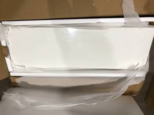 lot 43 image: Safavieh Wolcott Lacquer Console Table, Brown Slightly Damaged  Customer Returns See Pictures