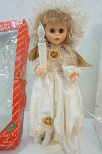 lot 61 image: Christmas Worlds animated doll