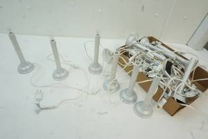 lot 126 image: Window candle lights
