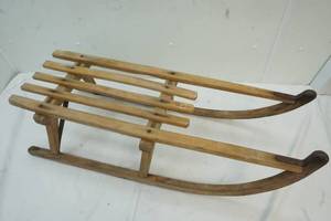 lot 163 image: Antique sled