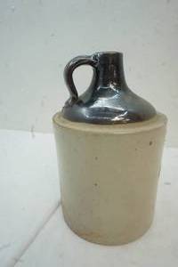 lot 212 image: Salt Glazed jug with handle