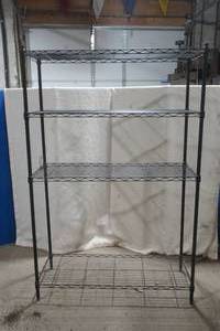 lot 375 image: metal shelf