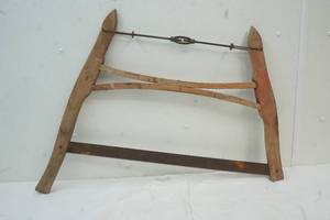 lot 402 image: vintage bow saw