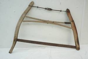 lot 403 image: vintage bow saw