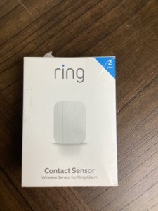 lot 23 image: Like New Open Box Ring 2 Pack Alarm Window and Door Contact Sensor