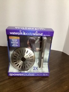 lot 68 image: New Waterpik Body Wand Spa Shower System with Anywhere Bracket (Spa  Salon)