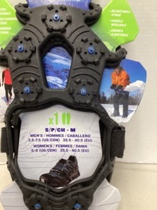 lot 85 image: SnowTrax Winter Traction Device for Footware size (SmallMedium)