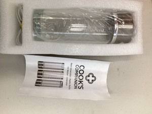 lot 117 image: Cooks Companion Glass Hydro Bottle Hydrogen-Enriching Water System - New