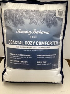 lot 33 image: New Tommy Bahama Butter Soft Down Alternative Comforter Queen size