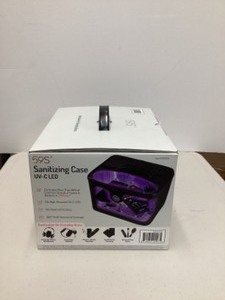 lot 160 image: 59S UV Light Sanitizer bag with 24 UVC Leds,  Portable UV sterilizer box P55(Pro)