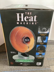 lot 74 image: Like New Open Box - The Heat Machine Parabolic Heater by Greenmade