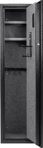 lot 7 image: Like New Unused - Barska 5 Gun Large Quick Access Keypad Biometric Rifle Safe