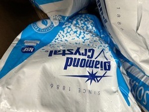 lot 64 image: Diamond Crystal Solar Naturals Salt Crystals for Water Softeners, 50 lbs