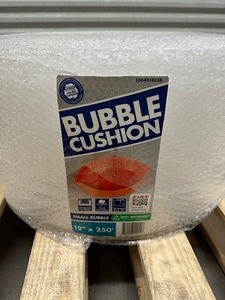 lot 69 image: 316 in. x 12 in. x 250 ft. Clear Perforated Bubble Cushion Wrap
