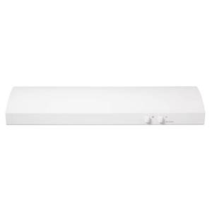 lot 23 image: Broan-NuTone AR1 Series 30 in. 270 Max Blower CFM 4-Way Convertible Under-Cabinet Range Hood with Light in White - New Open Box
