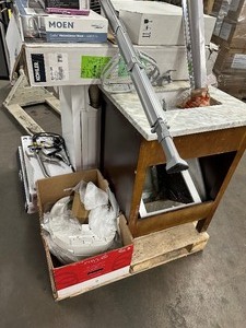lot 78 image: Wholesale Pallet Lot - Defective  Used - Kohler Empava Moen Artika