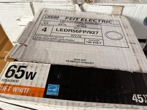 Feit Electric 56 in. Integrated LED White Retrofit Recessed Light Trim Dimmable CEC Downlight Soft White 2700K, 12-Pack