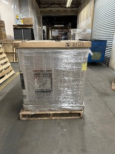 Champion Cooler 6500 CFM Down-Draft Roof Evaporative Cooler for 2400 sq. ft. H 42.44in, W39 in, D39in - Like New Unusued Minor Dents
