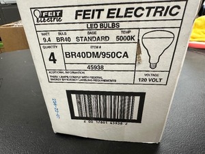 Feit Electric 65-Watt Equivalent BR40 Dimmable CEC ENERGY STAR 90 CRI Recessed E26 Flood LED Light Bulb, Daylight 5000K (4 pack)