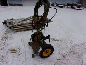 lot 21 image: Torch Cart w Gauges, Hoses, and Torch