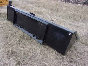 New Midstate Attachments 84-inch Skid-steer Dirt Bucket, Weld on Cutting Edge