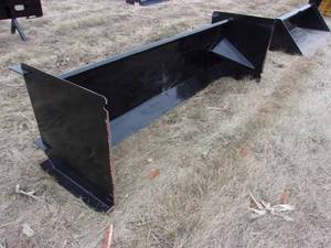 New 92-inch Skid-steer Mounted Snow Pusher, Made by Kit Container