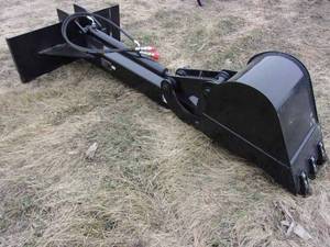 New GIYI Attachments Skid-steer Mounted Backhoe, 18-inch Bucket
