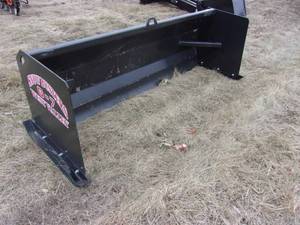 New Industrial America Skid-steer Mounted 84-inch Snow Pusher