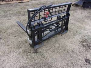 New Agt Industries Skid-steer Mounted 48-inch Hydraulic Pallet Forks, 4,000 Pound Rating