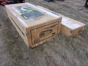 New TMG Industrial  25 X 33 Metal Shed in 2 crates, Retail was $8,999.00