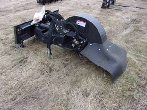 New Wolverine Attachments SG-13-08D Skid-steer Mounted Stump Grinder, Hydraulic UpDown and Swing, 24-inch Blade, Comes with Controller