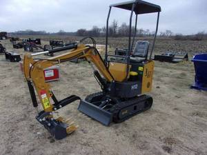 Agt Industrial Model H12 Mini Backhoe with 13 hours on meter, Runs and Operates, but needs a tune-up