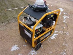 New Agt Industrial HPW4000 Hot Water Pressure Washer, 13-hp. Gas Engine, Comes with Hoses and Wand