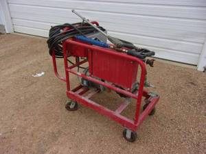 Sioux Model # 511-S-E Steam Cleaner w 2 wands, 3-phase, working condition unknown