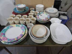 lot 5 image: assorted dishes, rachel ray, corningware, more
