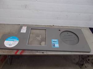 lot 46 image: new counter with sink cover from coachman rv