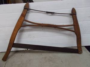 lot 71 image: Vintage bow saw