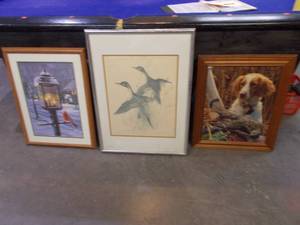 lot 137 image: 3 Wildlife Prints Signed by Charles Murphy