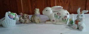 lot 489 image: Light up Easter Bunny with A Candle.