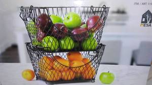 lot 74 image: Mesa Inspired Living Stacking Storage Baskets. (Set Of 2),