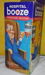 lot 76 image: Hospital Booze Personal Decanter.