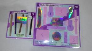 lot 117 image: La Colors Glitzy Girl and Eyeliner. All New