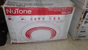 lot 183 image: Nutone Ventilation Fan W Light and Heat.
