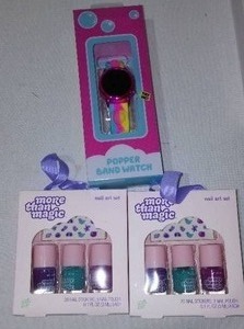 lot 2 image: Popper Band Watch and Nail Polish (2)
