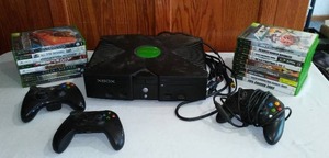 lot 324 image: X-Box Council, Games and Controllers.