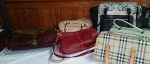 lot 385 image: Purses (7) Liz Claiborne, Burberry, Sak