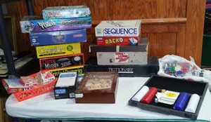 lot 398 image: Adult Games, Cards, And Poker Chips.